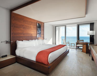 oceanview king bed room at costa d'este