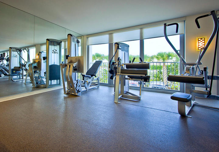 fitness room at costa d'este