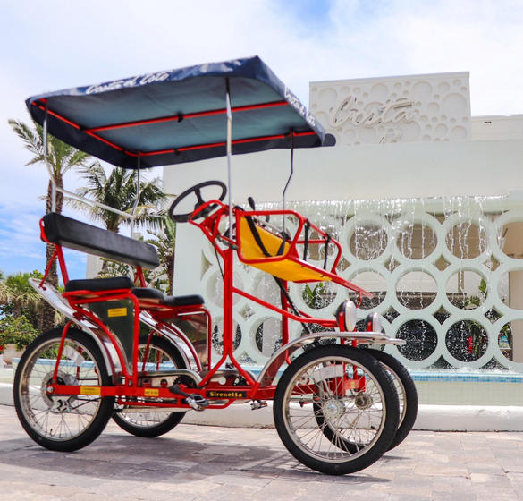 Double bicycle at Costa d' Este