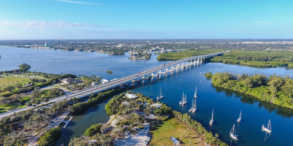 Aerial view of Vero Beach