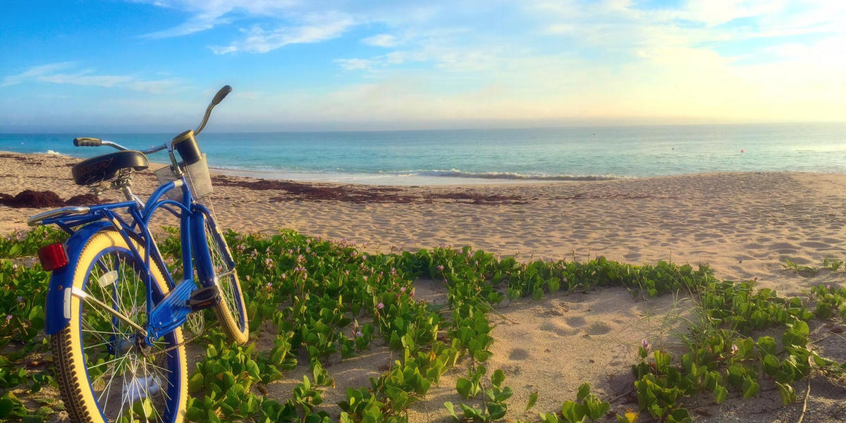 Bicycle on the beach